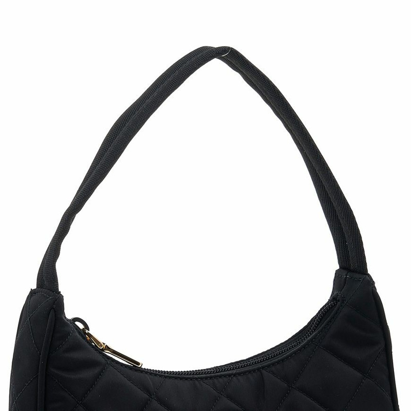 PRADA 絎縫三角形Logo單肩包 1NE051 2DYC F0002-6