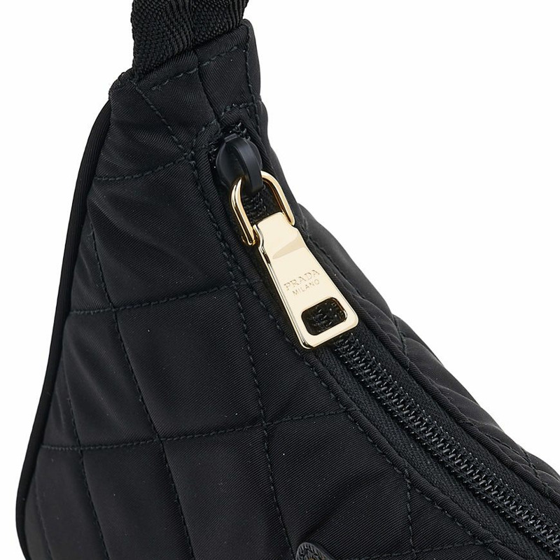 PRADA 絎縫三角形Logo單肩包 1NE051 2DYC F0002-7