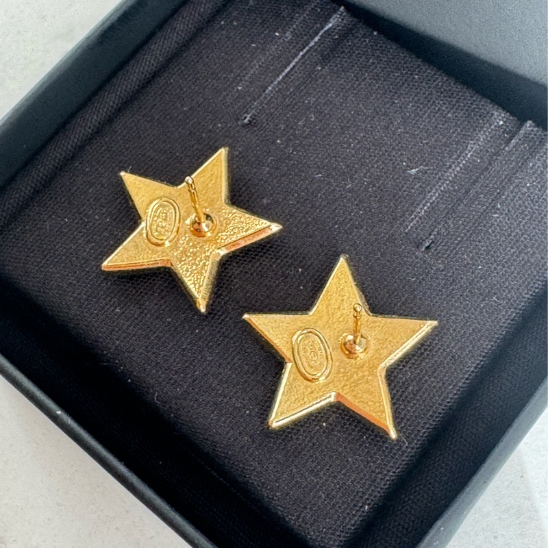 chanel滿版雙C內紫星星耳環  超特殊✨✨-4
