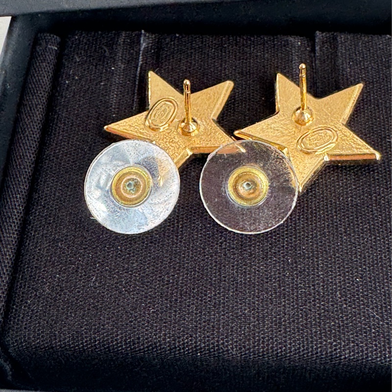 chanel滿版雙C內紫星星耳環  超特殊✨✨-6