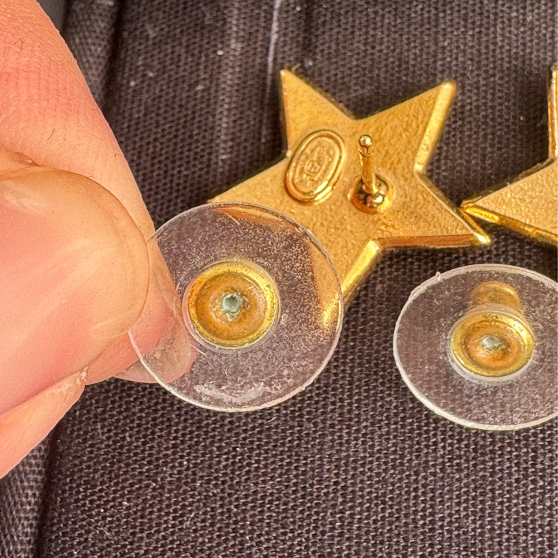 chanel滿版雙C內紫星星耳環  超特殊✨✨-7