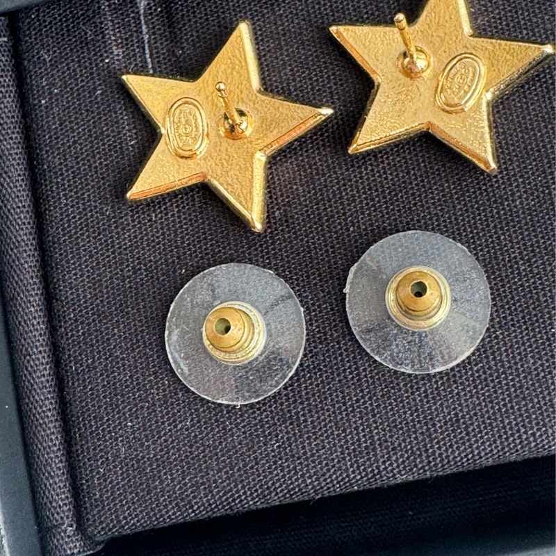 chanel滿版雙C內紫星星耳環  超特殊✨✨-9