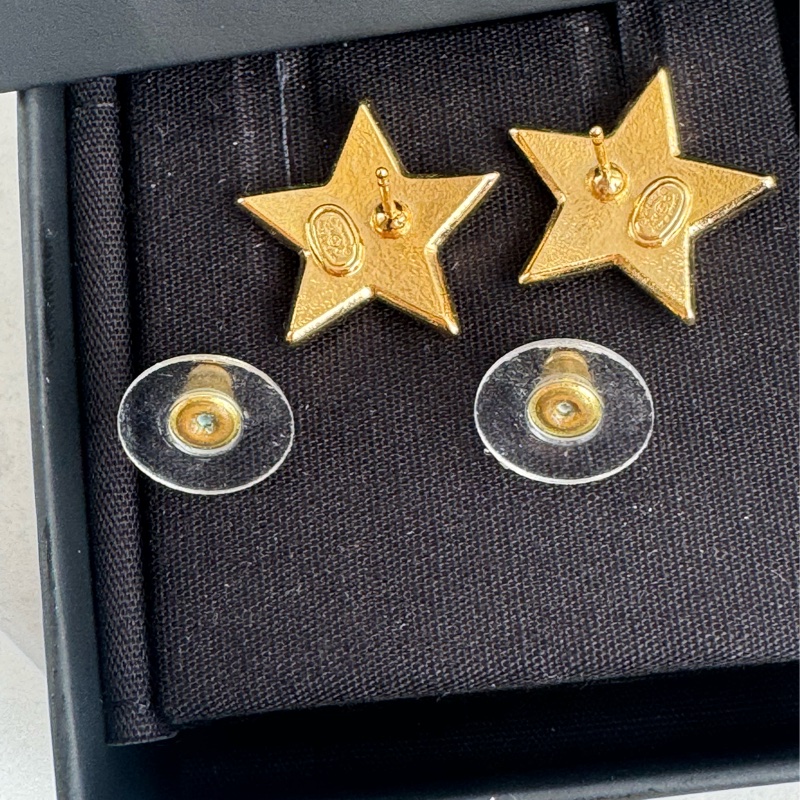 chanel滿版雙C內紫星星耳環  超特殊✨✨-11