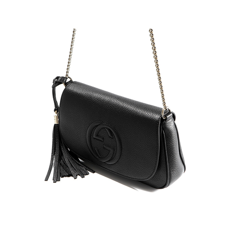 GUCCI 25SS 女士 Soho 流蘇單肩包 536224 A7M0G-5