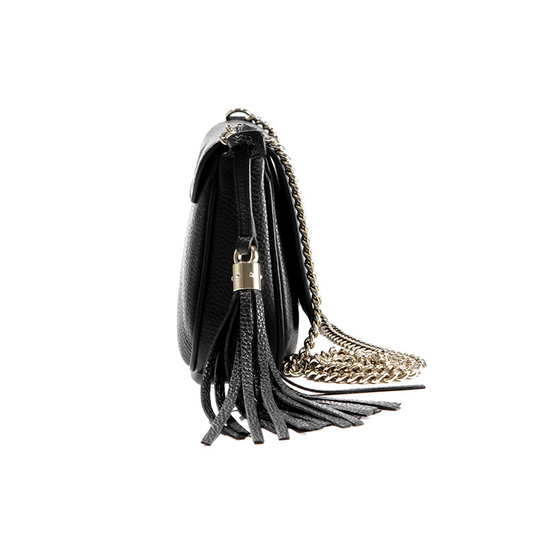 GUCCI 25SS 女士 Soho 流蘇單肩包 536224 A7M0G-9