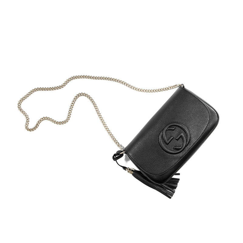 GUCCI 25SS 女士 Soho 流蘇單肩包 536224 A7M0G-15