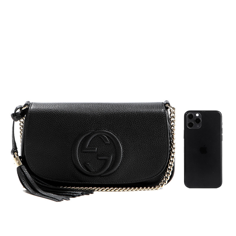 GUCCI 25SS 女士 Soho 流蘇單肩包 536224 A7M0G-20