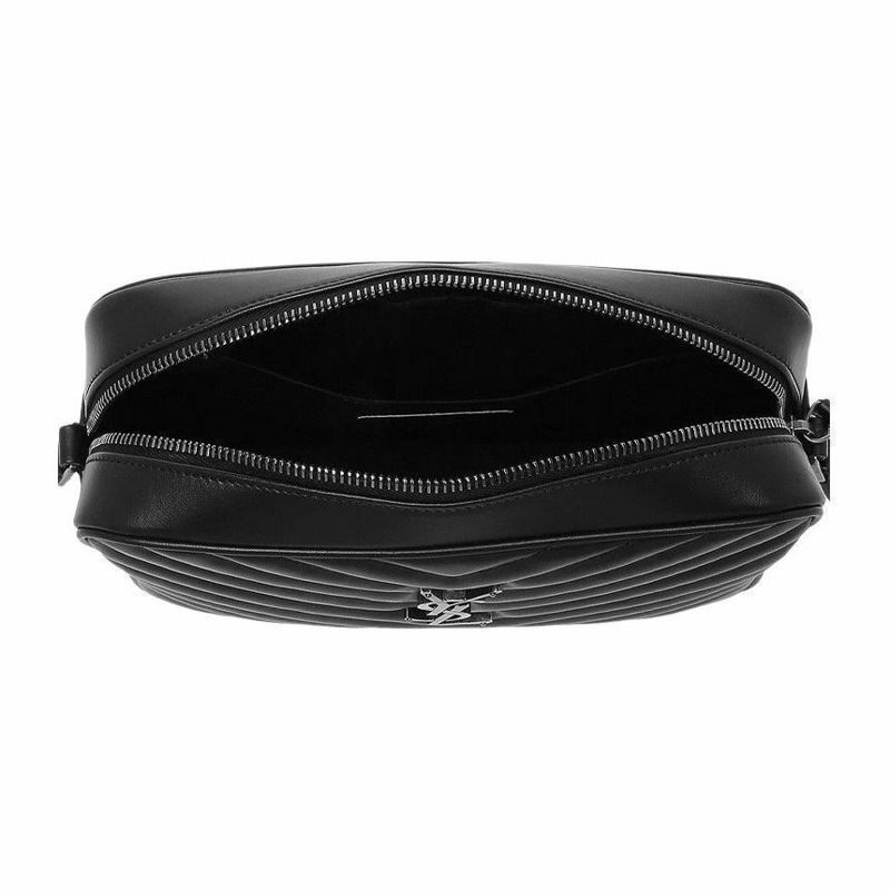 SAINT LAURENT 女士斜背相機包,銀色五金配件 761554 DV704 1000-5