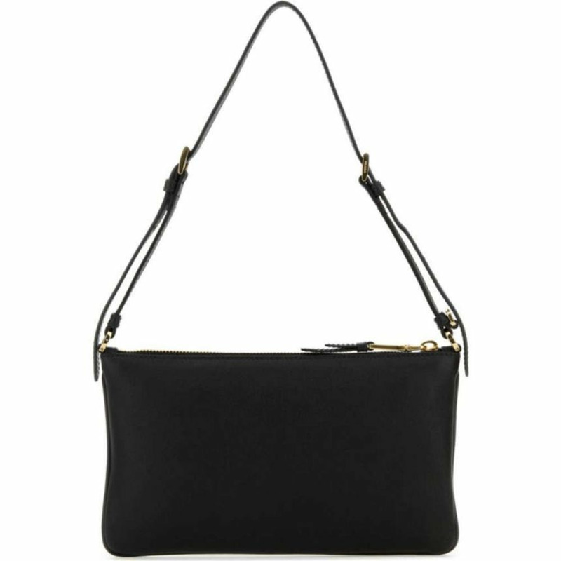 PRADA 黑色皮革肩背包,印記:1BC238 2CYS-3