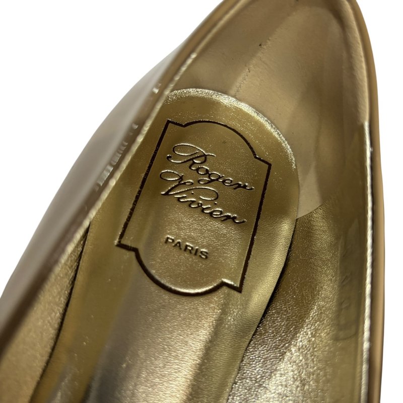 【美收精品】Roger Vivie米色矽膠平底鞋 4-552-4