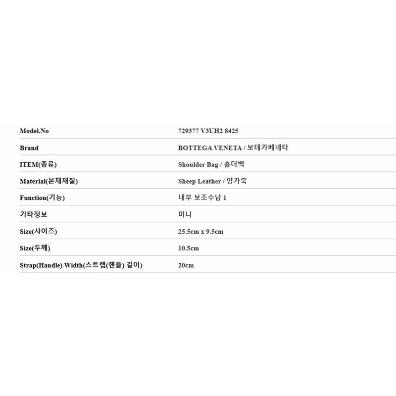 BOTTEGA VENETA 單肩包 729377 V3UH2 8425-1