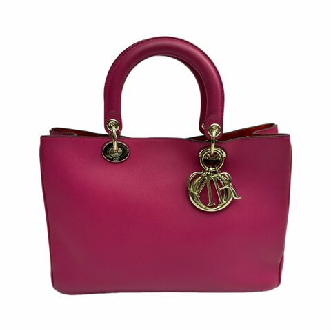 Christian Dior 大型小牛皮 Diorissimo 手提包