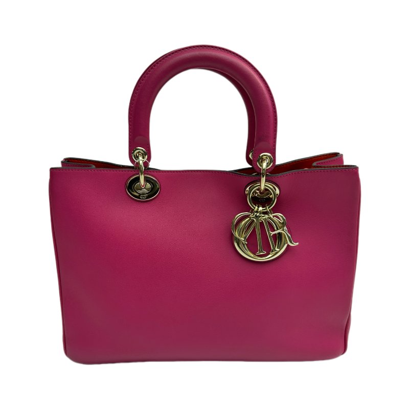 Christian Dior 大型小牛皮 Diorissimo 手提包-0