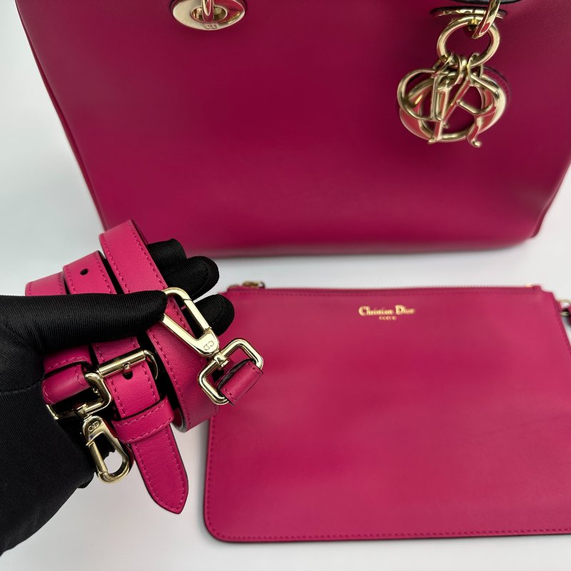 Christian Dior 大型小牛皮 Diorissimo 手提包-9