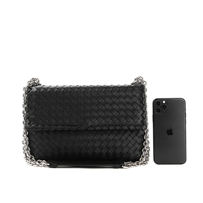 BOTTEGA VENETA Intrecciato 編織單肩包 25SS (386498 V3UN1 )-18