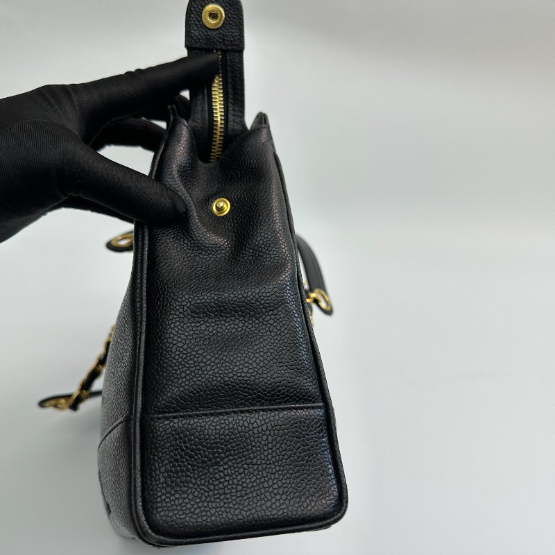 香奈兒鏈肩包手提包 SV 金屬 Fitti-2