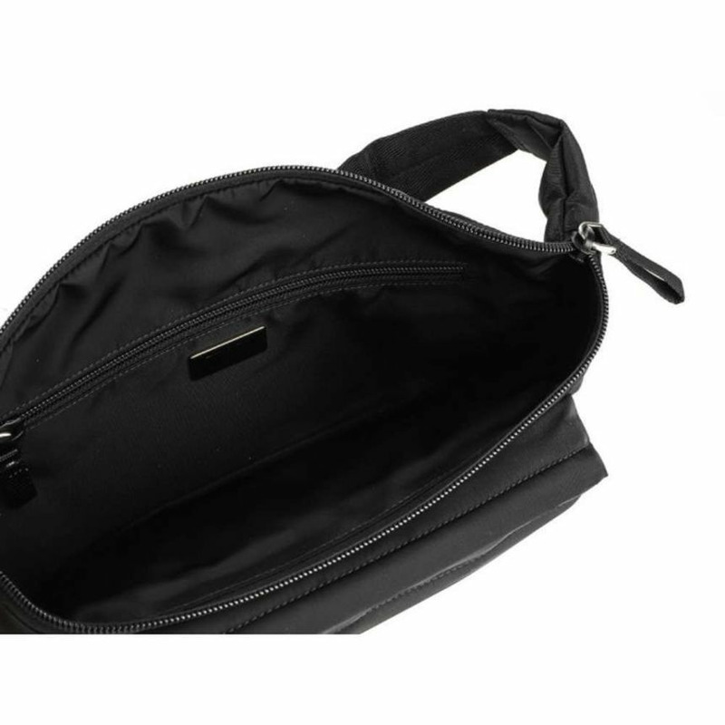 PRADA 尼龍三角標誌腰包 黑色 2VL005 2A6D-6