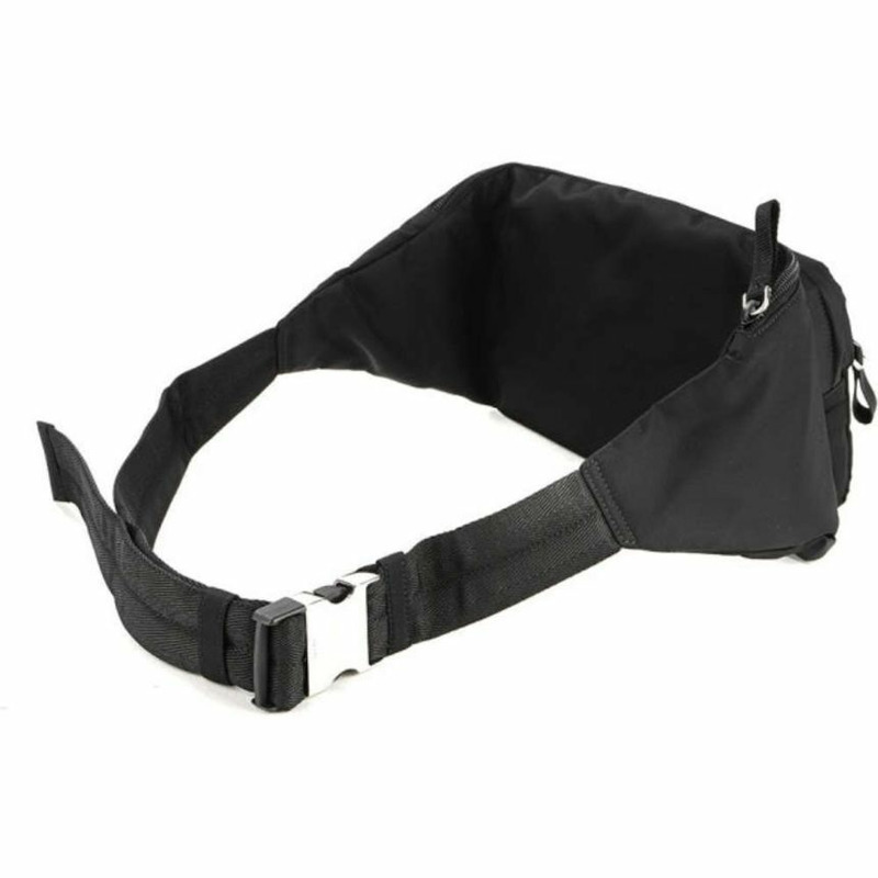 PRADA 尼龍三角標誌腰包 黑色 2VL005 2A6D-7