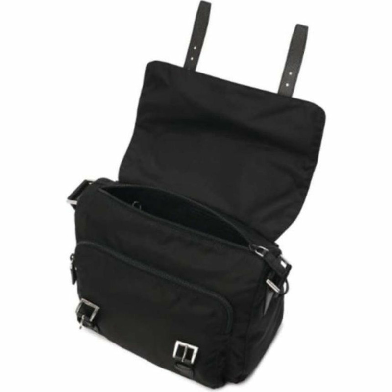 PRADA Re-Nylon黑色單肩斜背包 1BD953 RV44-8