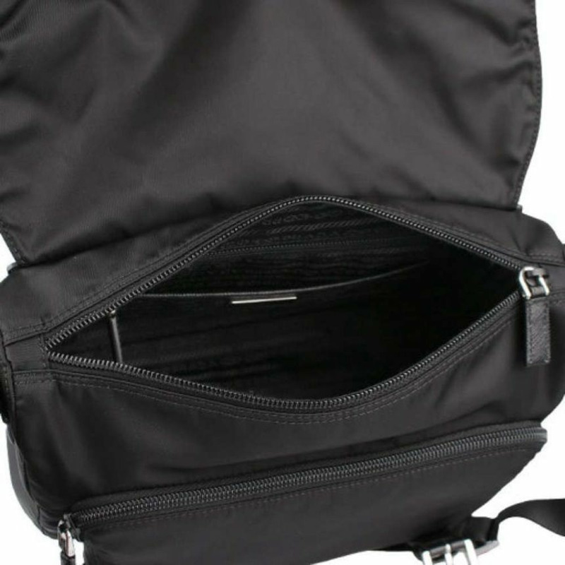 PRADA Re-Nylon黑色單肩斜背包 1BD953 RV44-9