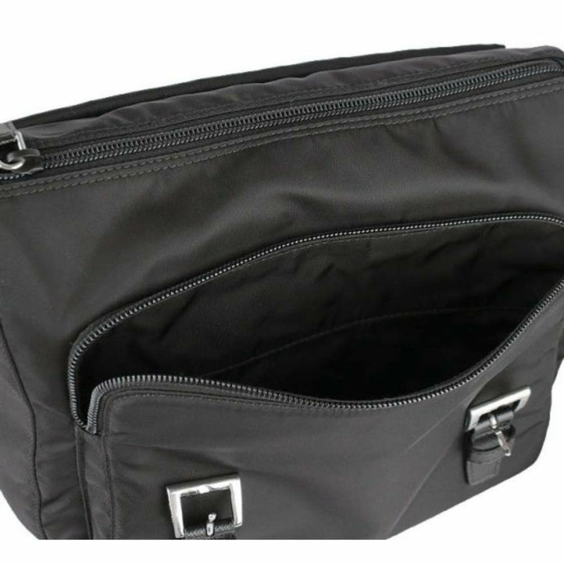 PRADA Re-Nylon黑色單肩斜背包 1BD953 RV44-11