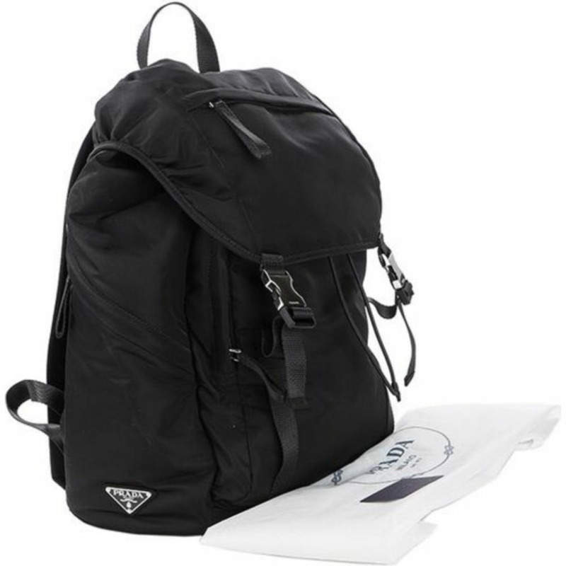 PRADA 三角形標誌 Tessuto 大號背包 2VZ062 2A6D-10