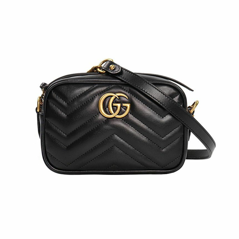 GUCCI GG Marmont 馬特拉塞迷你斜背包 448065 DTD1T-0