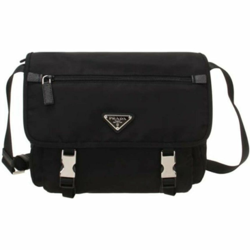 PRADA Re-Nylon黑色斜背包-1