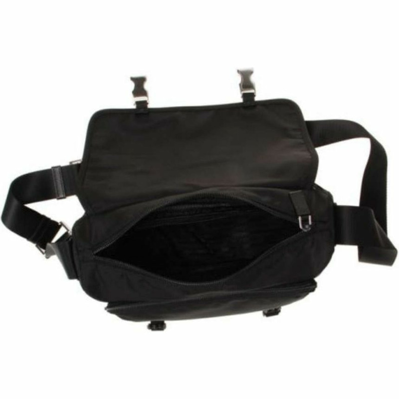 PRADA Re-Nylon黑色斜背包-11