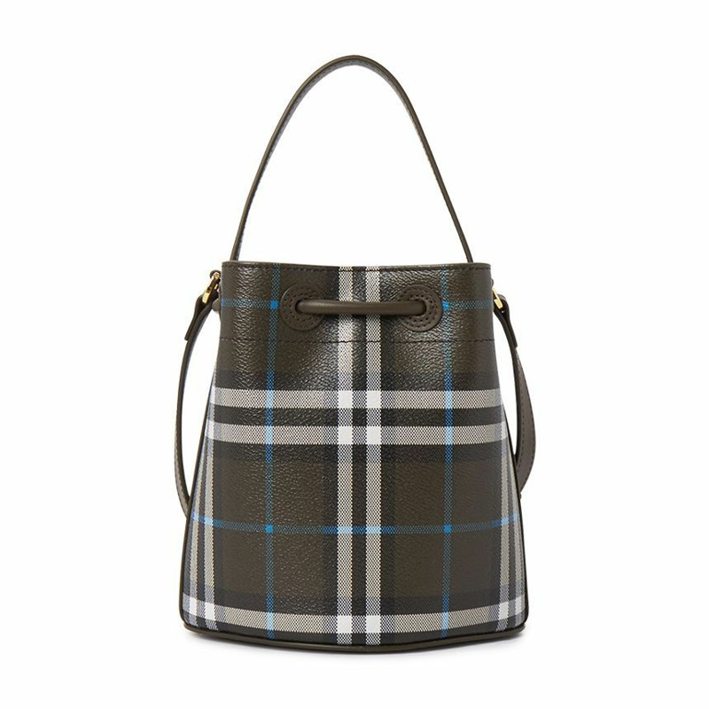 BURBERRY 格紋女士水桶包 8108303-3