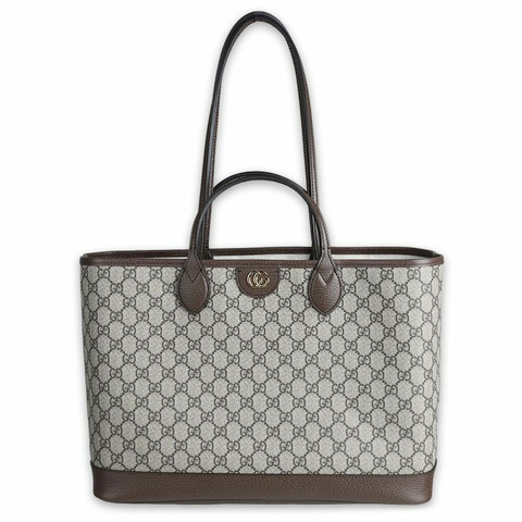 GUCCI 女士 Ophidia 帆布中型手袋（棕色）739730 K9GSG 8358