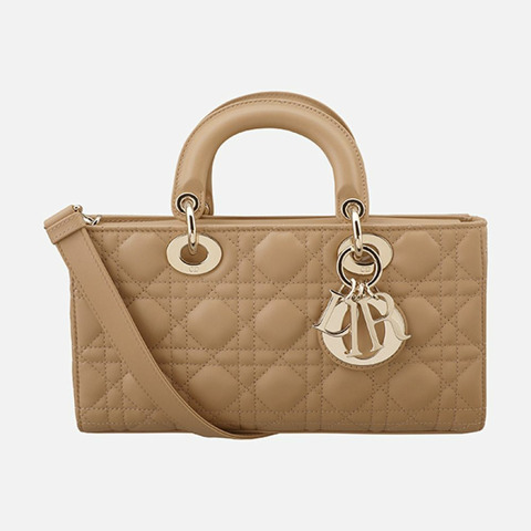 DIOR 5S Lady Di Joy 中型單肩包 餅乾色 M0540ONGE 55U