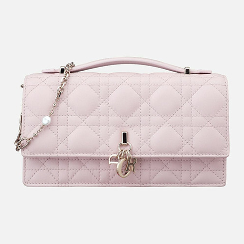 DIOR 5S 我的迷你肩背包 淺粉紅色 05N