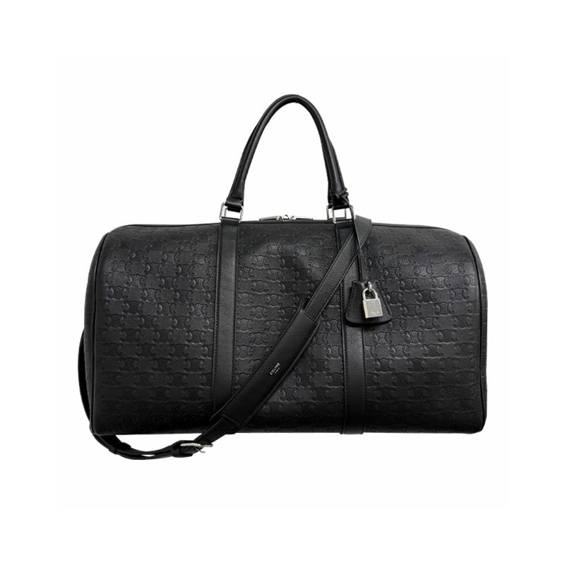 CELINE Triomphe 壓花小牛皮波士頓包 190663FQU 38SI-0