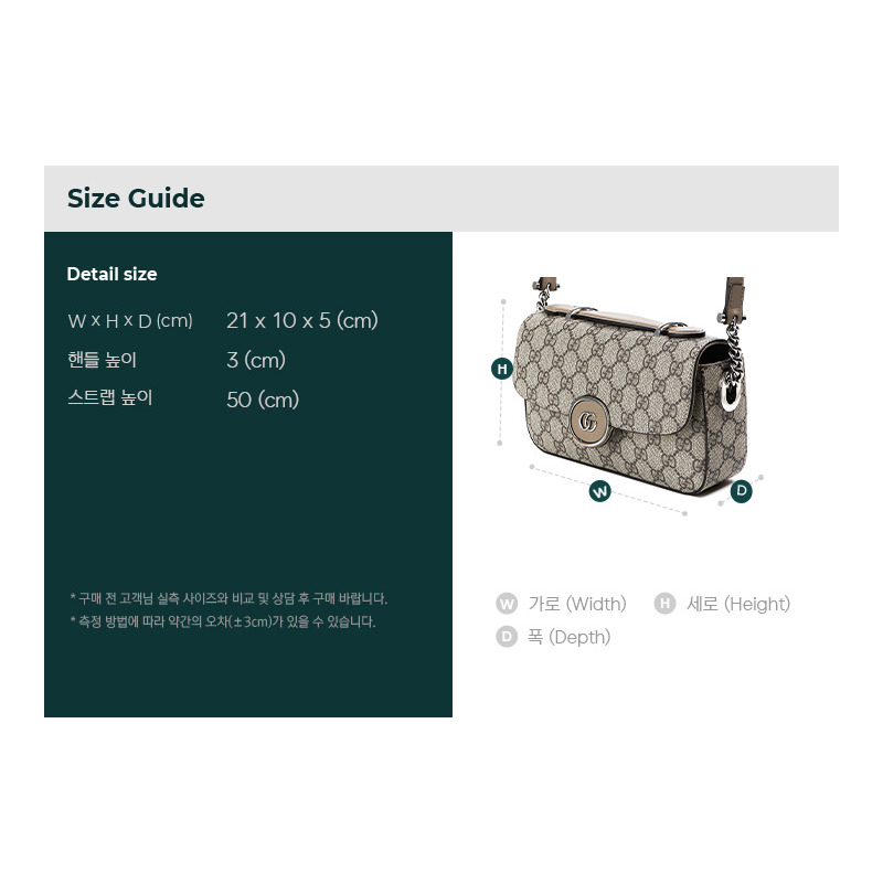 GUCCI GG迷你肩背包25SS(739722 FACJP 9769)-2