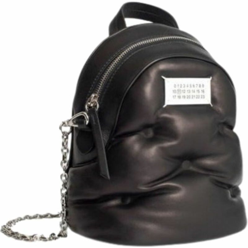 MAISON MARGIELA Glam Slam 迷你背包(黑色)-3