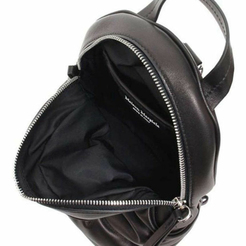 MAISON MARGIELA Glam Slam 迷你背包(黑色)-5