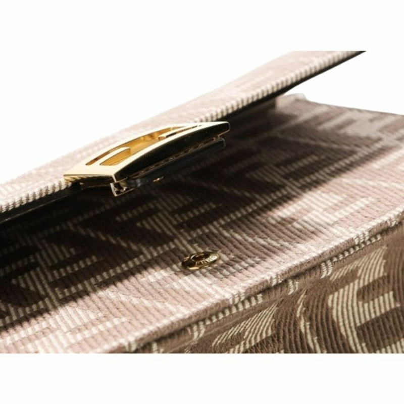 FENDI 法國鏈條單肩包 米色 8M0498 AUNJ F1SNP-3