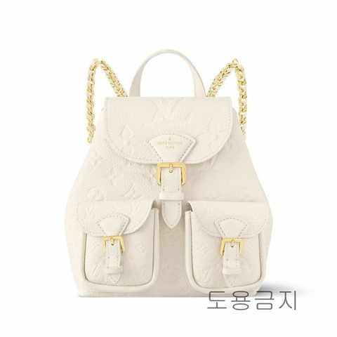 LOUIS VUITTON 女士手提包 Monogram Empreinte 米白 M47106