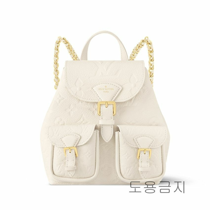 LOUIS VUITTON 女士手提包 Monogram Empreinte 米白 M47106-2