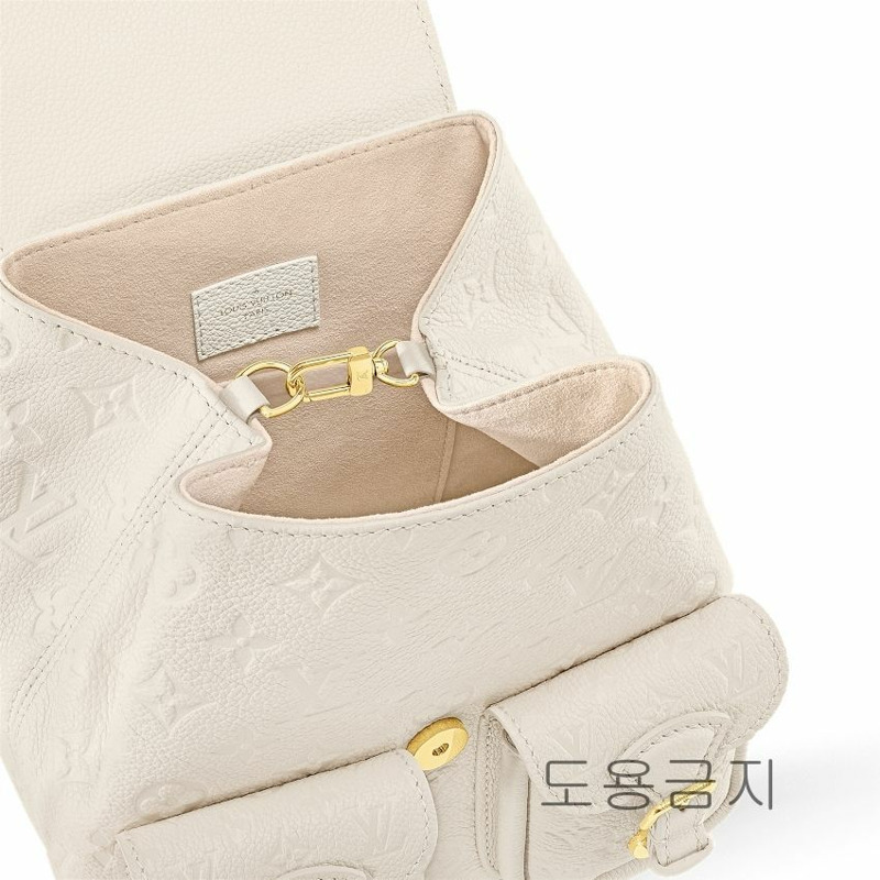 LOUIS VUITTON 女士手提包 Monogram Empreinte 米白 M47106-5