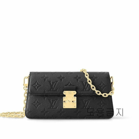 LOUIS VUITTON Metis黑色鏈條皮夾 M82637