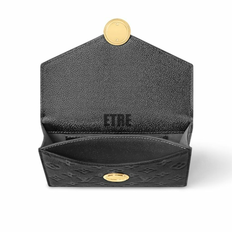 LOUIS VUITTON 玫瑰黑 M13569 鏈條錢包-3