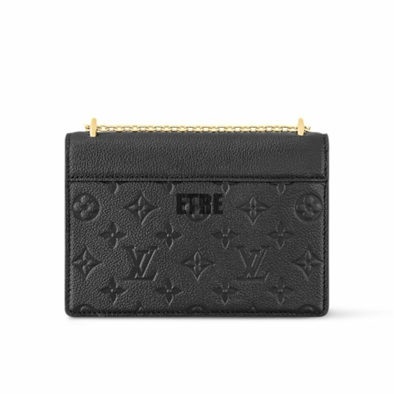 LOUIS VUITTON 玫瑰黑 M13569 鏈條錢包-5