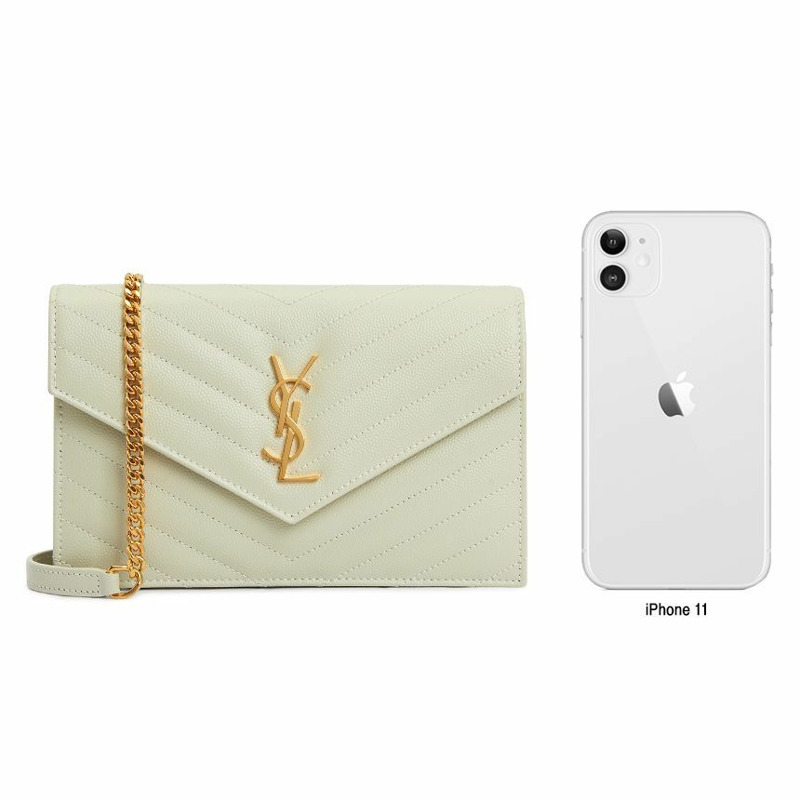 SAINT LAURENT Cassandra Matelassé 女士鏈條單肩包 BOW01 9207-9