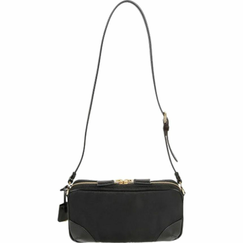 PRADA 2002 年復刻版黑色小號單肩包-4