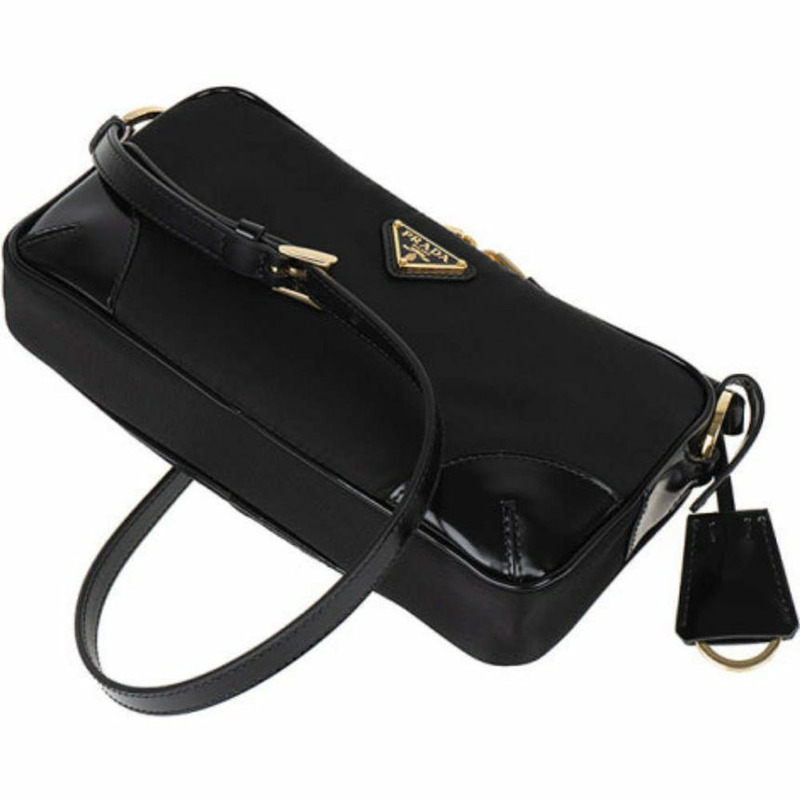 PRADA 2002 年復刻版黑色小號單肩包-8