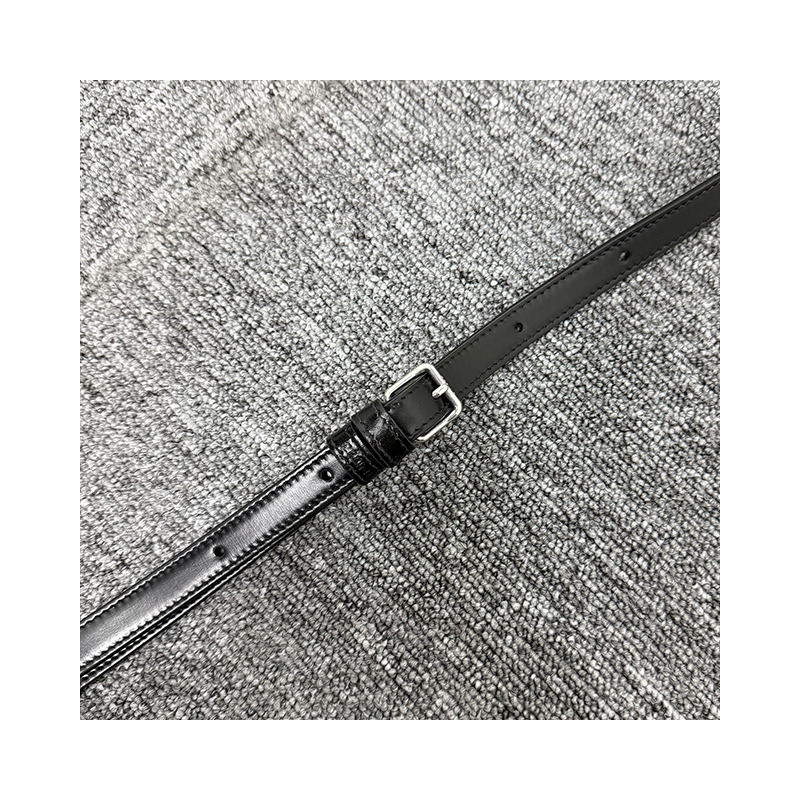 CELINE 小型 Triomphe 亮面小牛皮斜挎包-22