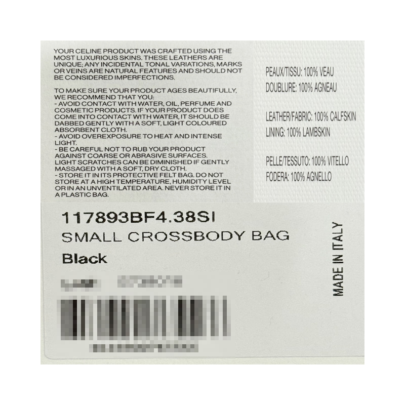 CELINE 小型 Triomphe 亮面小牛皮斜挎包-23