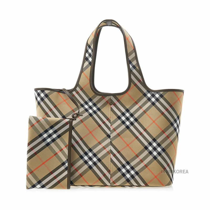 BURBERRY LL MD EW TOTE CJ1 B9368 SS25 中格紋手提包 8093976-0